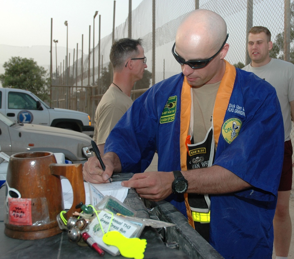 Lt. David Dixon takes accountability at the start and finish