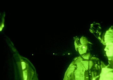 Soldiers conduct cordon and search for VBEID fabricators.