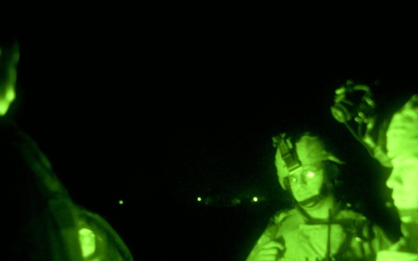 Soldiers conduct cordon and search for VBEID fabricators.