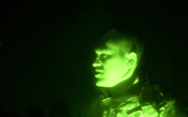 Soldiers conduct cordon and search for VBEID fabricators.