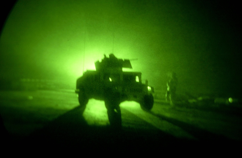 Soldiers conduct cordon and search for VBEID fabricators. Soldiers conduct cordon and search for VBEID fabricators.