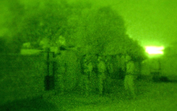 Soldiers conduct cordon and search for VBEID fabricators.