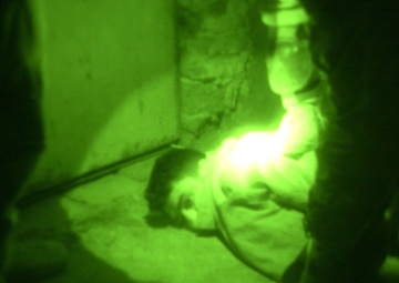 Soldiers conduct cordon and search for VBEID fabricators.