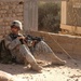 Pfc. Brannon L. Cope takes a much needed rest during a patrol
