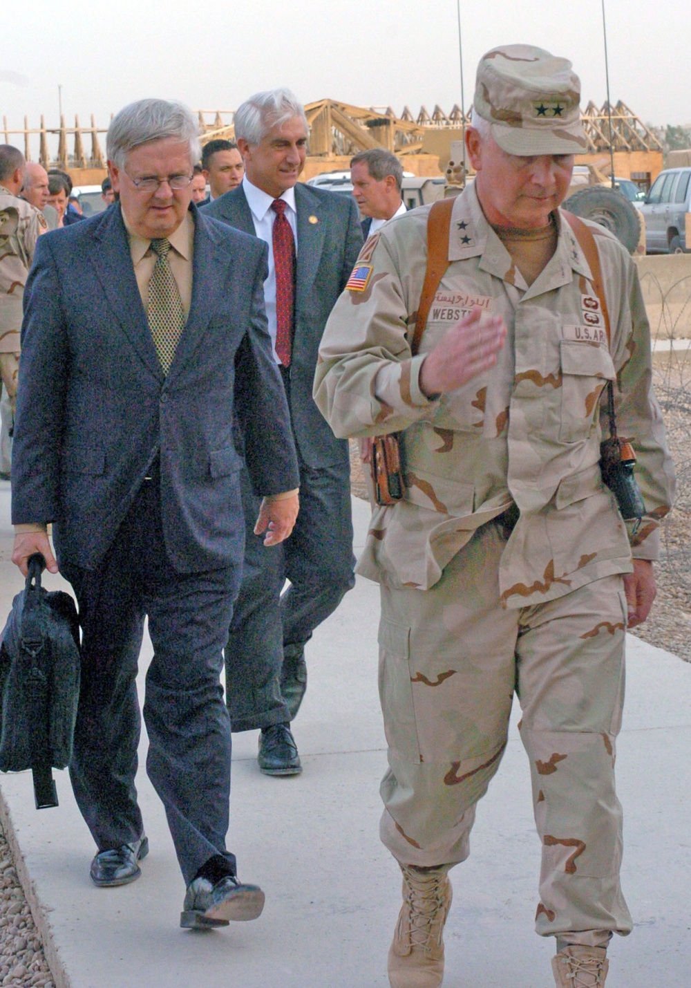 Congressional Delegation Visits Camp Liberty