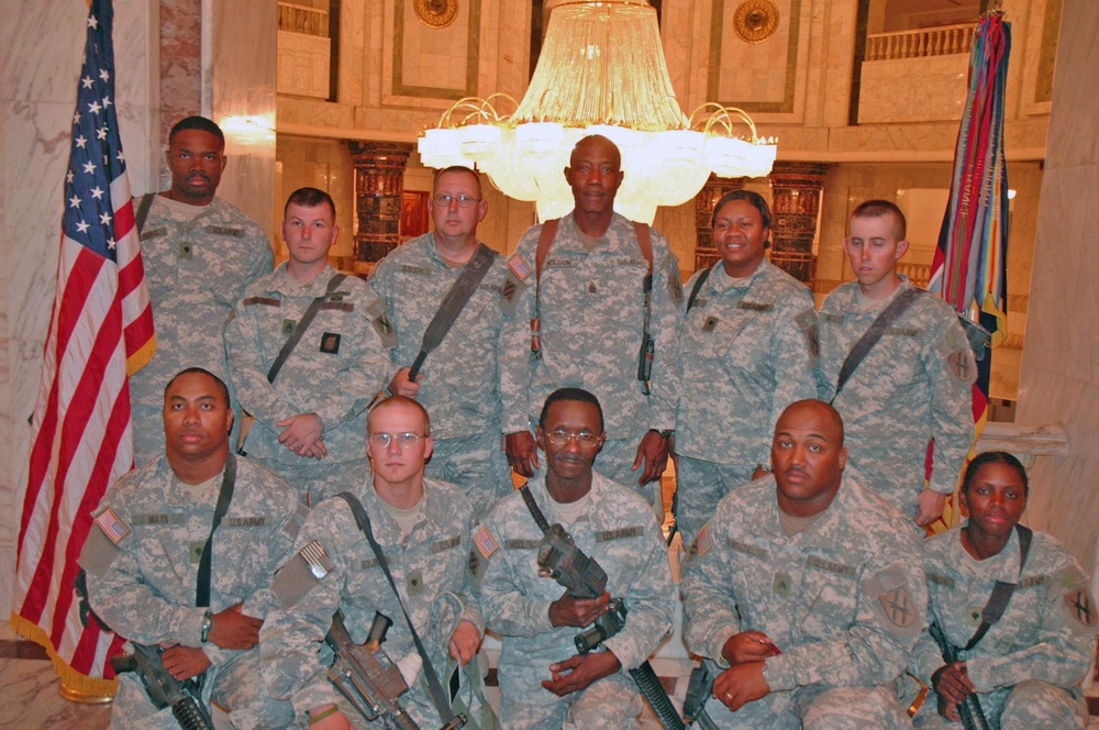 Soldiers who reenlisted on the Fourth of July