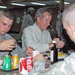 Congressman Jim Marshall dines with Spc. Michael Layton