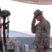 Maj Jeffery Dickerson gives final salute