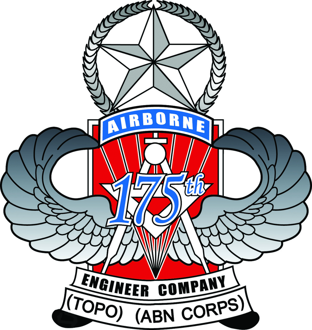 The logo for the 175th Engineer Co., Fort Bragg, N.C