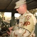 SFC Buckner demonstrates the proper way to secure a humvee.
