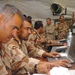 Officers in the 6th Iraqi Army monitor simulated troop movement