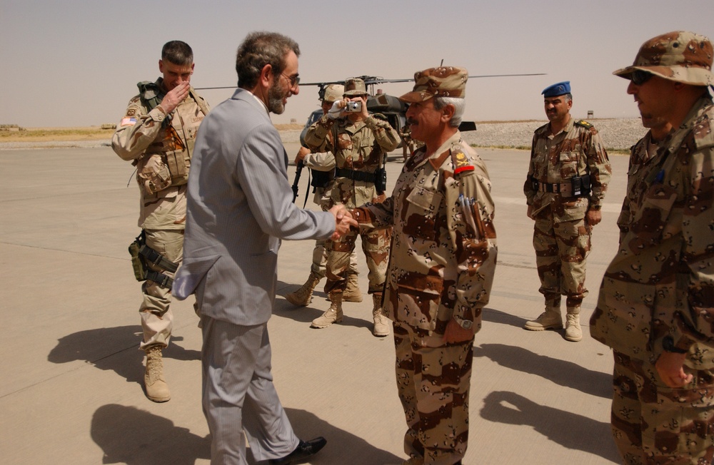 General George w. Casey and the Ministry of Defense visit the TF Freedom AO