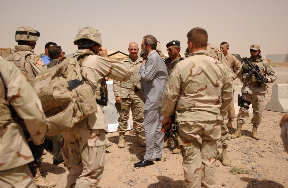 General George w. Casey and the Ministry of Defense visit the TF Freedom AO