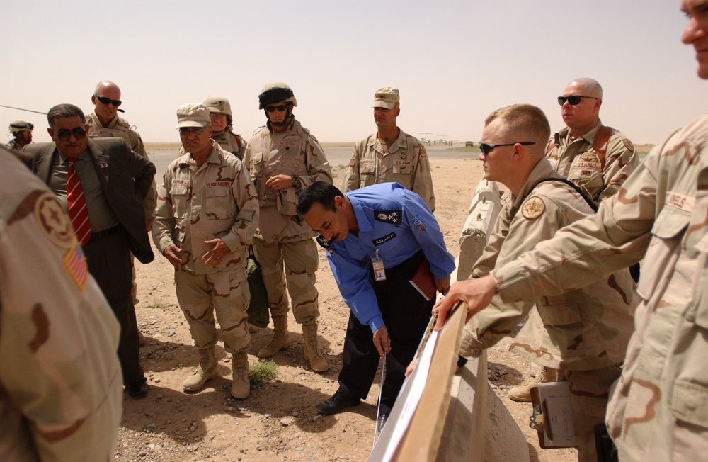 General George w. Casey and the Ministry of Defense visit the TF Freedom AO