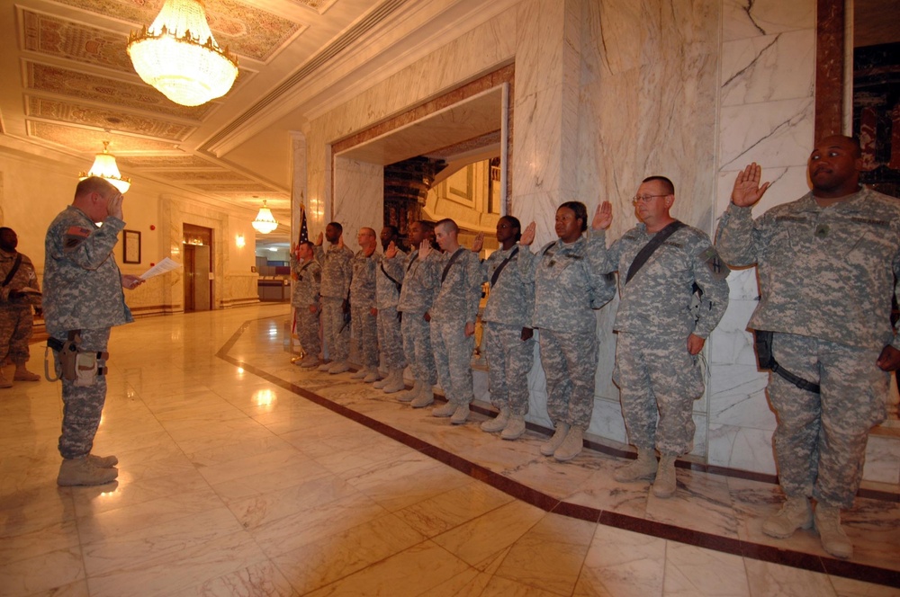 Fourth of July reenlistment