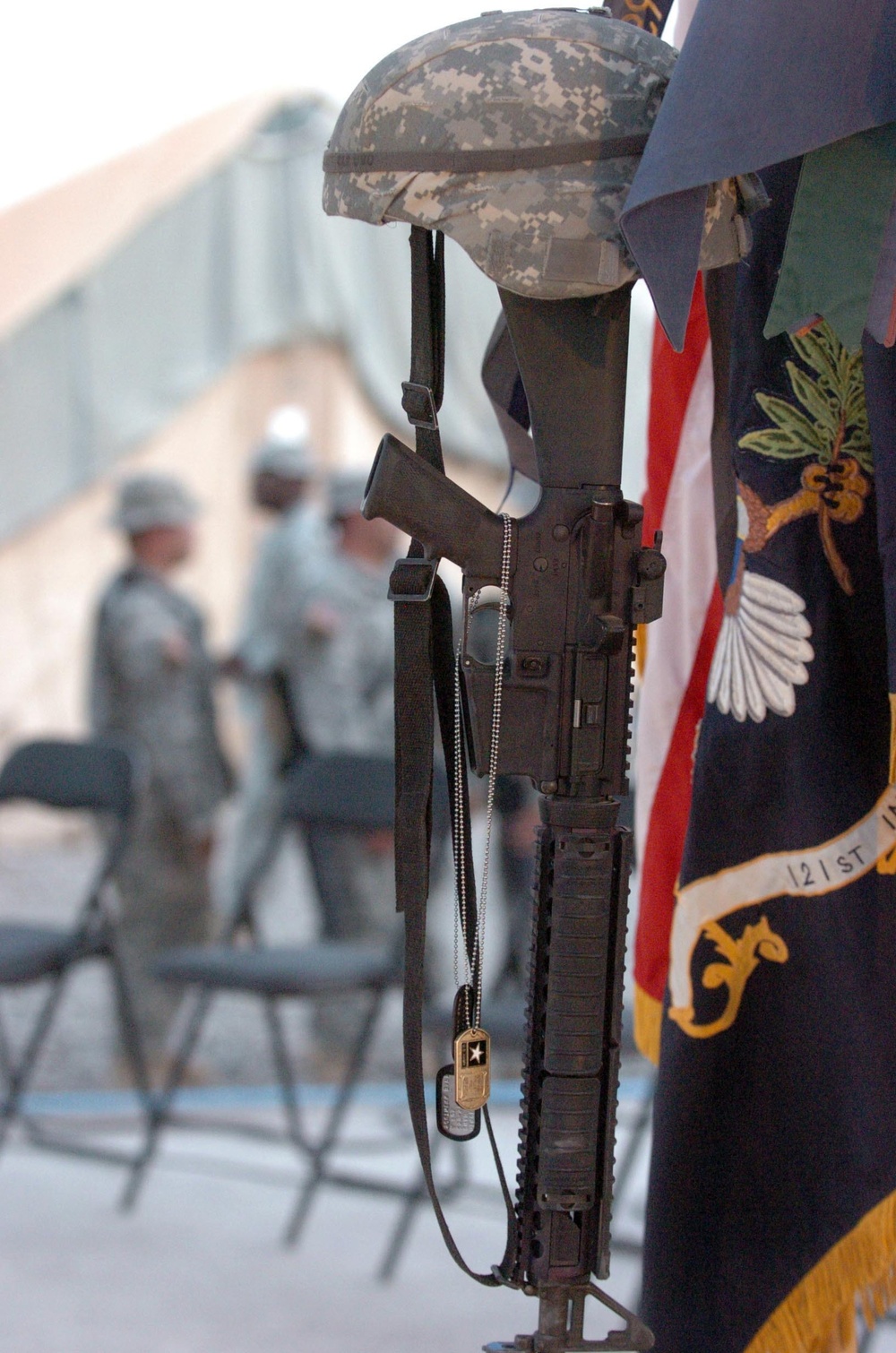 Soldier Saluted as tribute to life