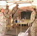 Soldiers talk with Vermont Adjutant General Martha Rainville