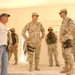 Maj. Gen. Rodriguez takes a tour of the facilities in Al Haman Alil