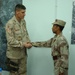 Maj. Gen Rodriquez meets an Iraqi Soldier