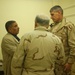 Maj. Gen. Rodriguez meets with the Police Chief of Mosul.