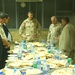 The Police Chief of Mosul, Maj. Gen. Rodriguez and other guests have lunch