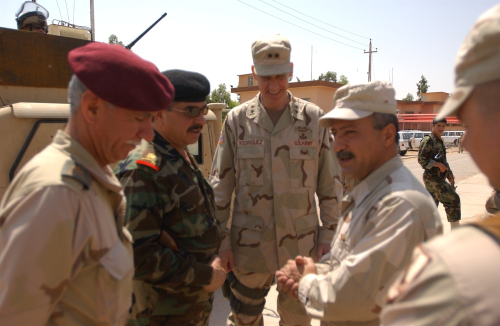 MG Rodriguez takes a tour of the Al Kindi base