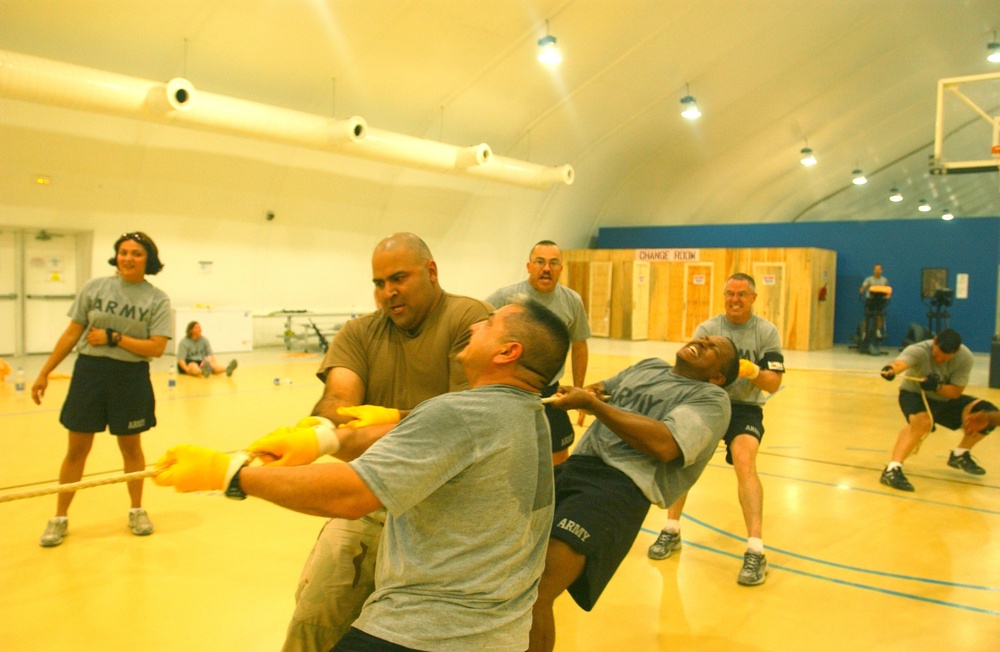 Soldiers of Task Force Freedom enjoy MWR sponsored activities