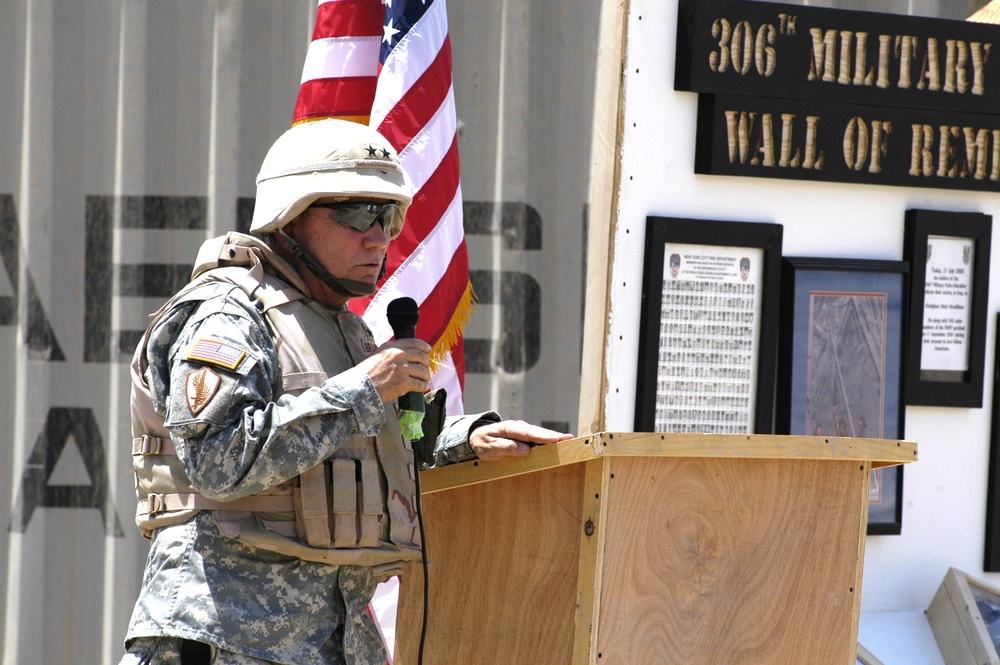 MG Brandenburg speaks at Camp Remembrance