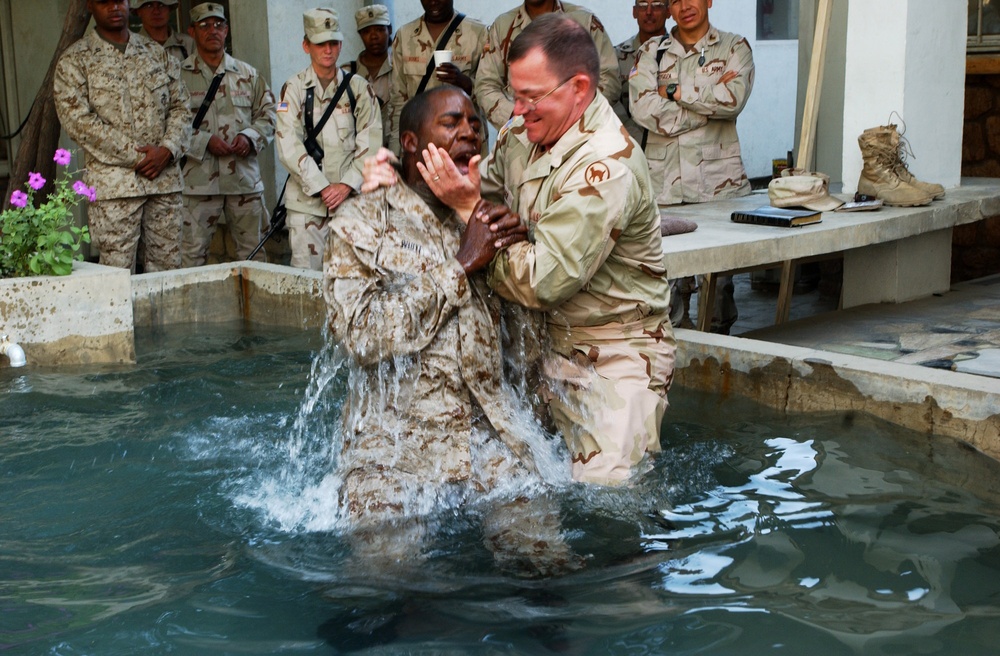 Soldiers Baptism