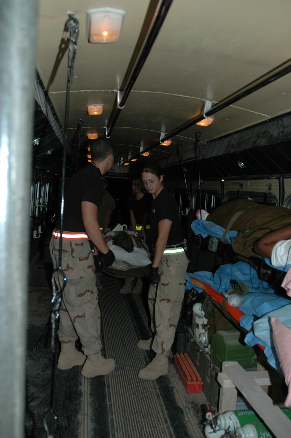 Servicemembers involved in Transporting Ambulatory Patients