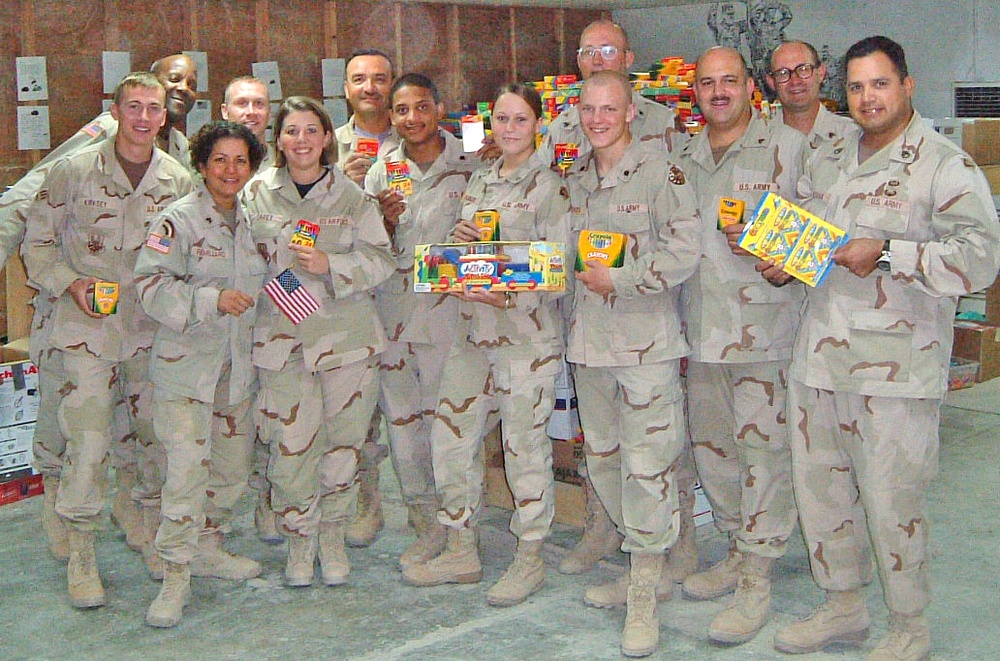 VFW Leaders Visit Operation Provide School Supplies at FOB Warrior
