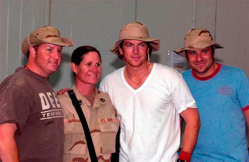 Rascal Flatts Entertains Soldiers in Iraq