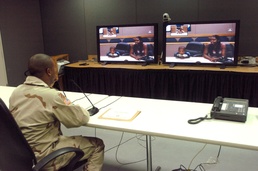 Video Link Brings Soldiers Face-to-Face with Families