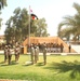 The Iraqi Colors are raised over the former Forward Operating Base Scunion