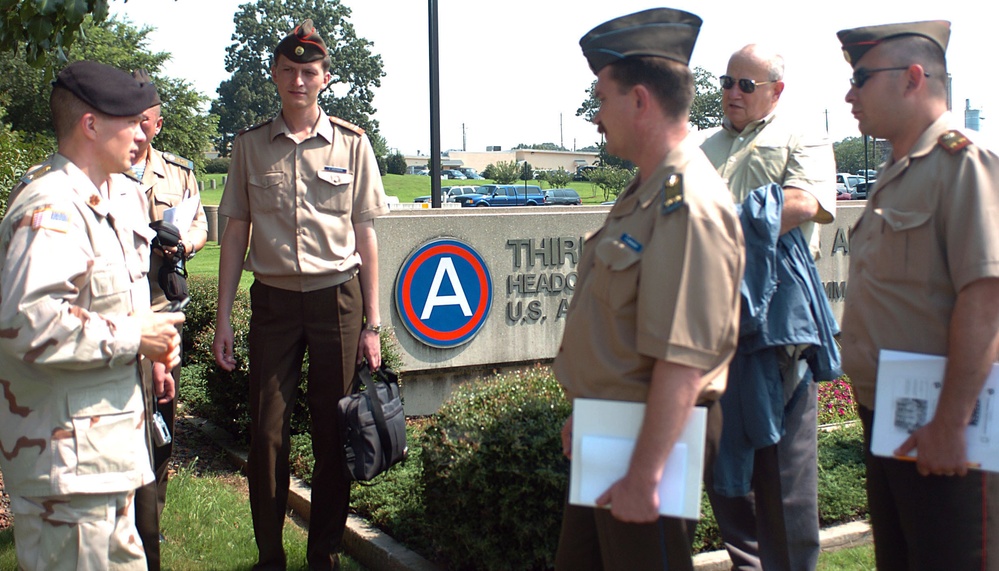 Kazakhstan delegates visit Third U.S. Army