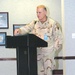 Col. Guys Sands-Pingot speaks at Third U.S. Army Headquarters