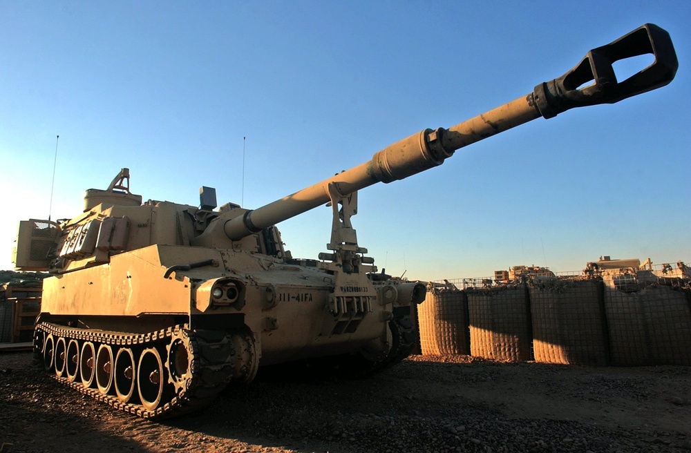 The Army's M109-A6 Paladin 155 Medium Self-Propelled Howitzer