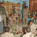 An Iraqi medic teaches a class on casualty assessment
