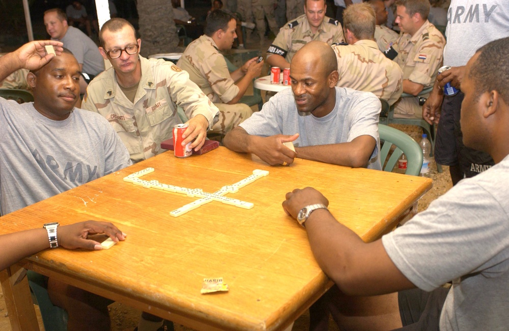 Playing Dominoes