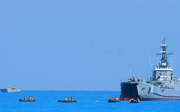 An LSU Sits in the Mediteranean