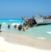 U.S. Marines Disembark a Landing Craft Utility Ship