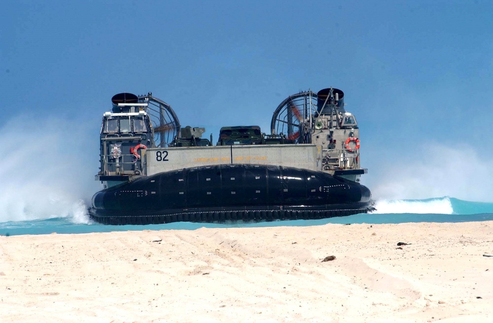 A landing craft air cushion