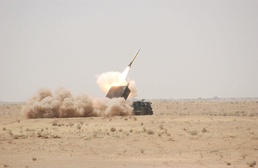 The Unitary-guided, Multiple-launch Rocket System: First Test-fire