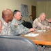 Lt. Gen John R. Vines makes a point during a meeting