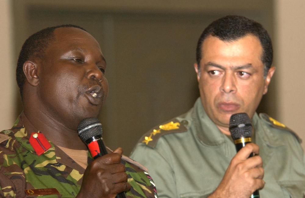 Kenya Brig. Gen. Oyugi Speaks at a Senior Leaders Seminar