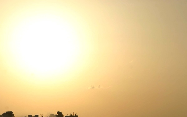 The Sun Breaks the Plain of the Horizon