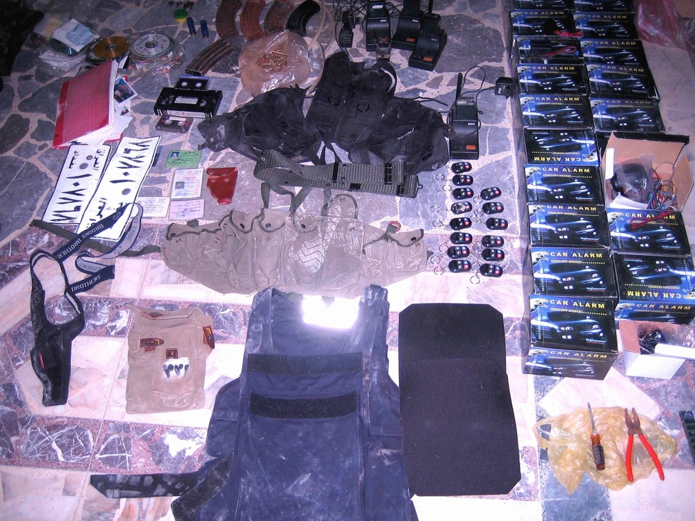 Weapons cache found in Rusafa Aug. 28