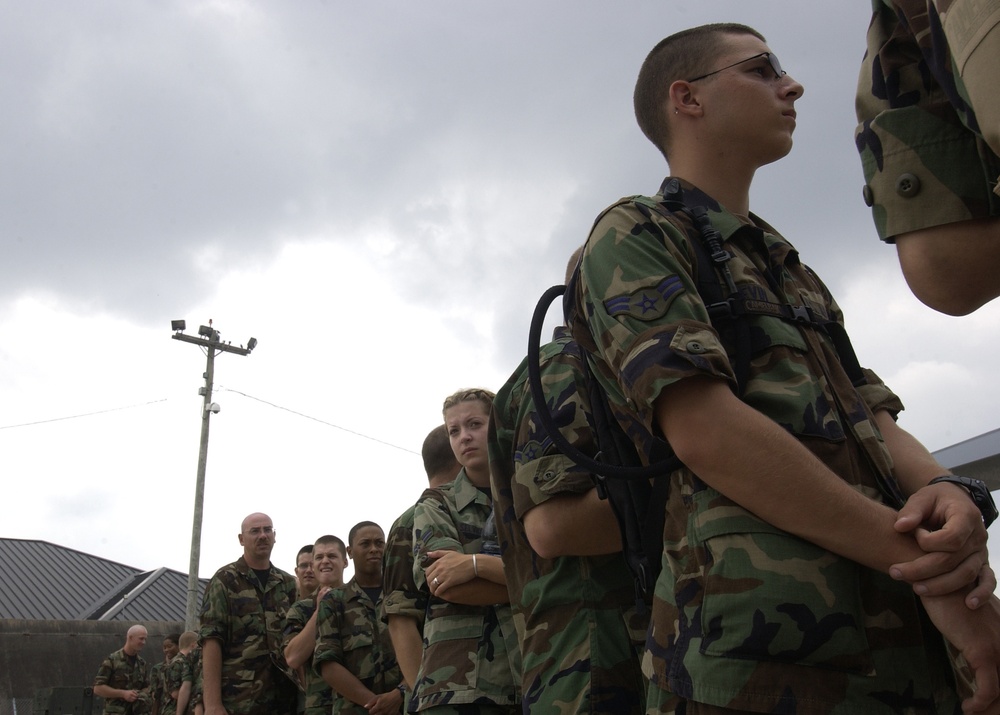 Keesler AFB Evacuation from Katrina