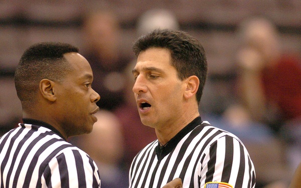 Col. Clark discusses a technical foul