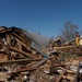 searching under debris